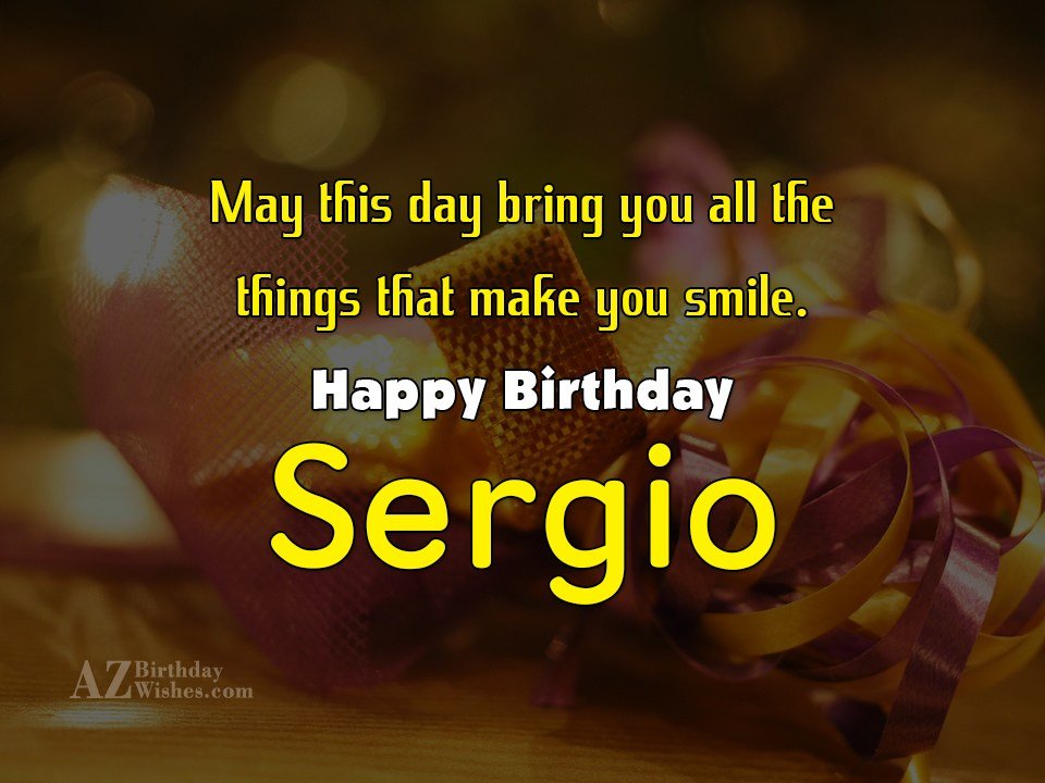 happy birthday сергей