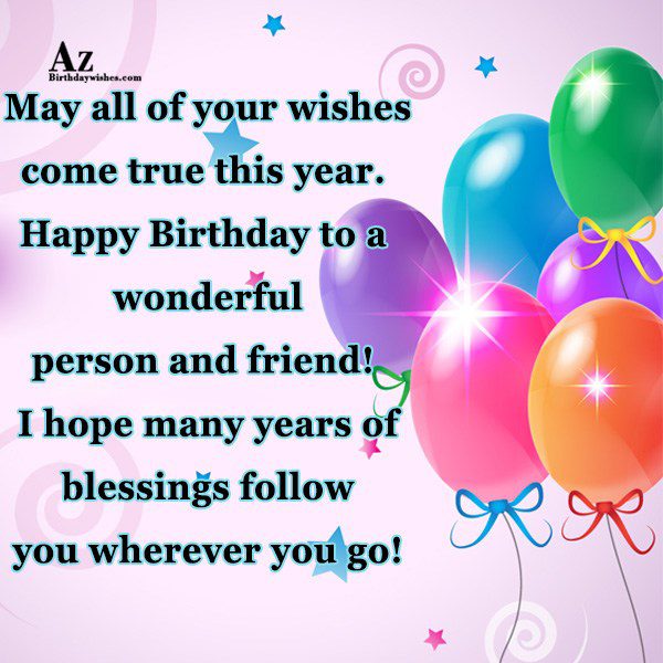 Happy birthday Hope you have a blast - AZBirthdayWishes.com