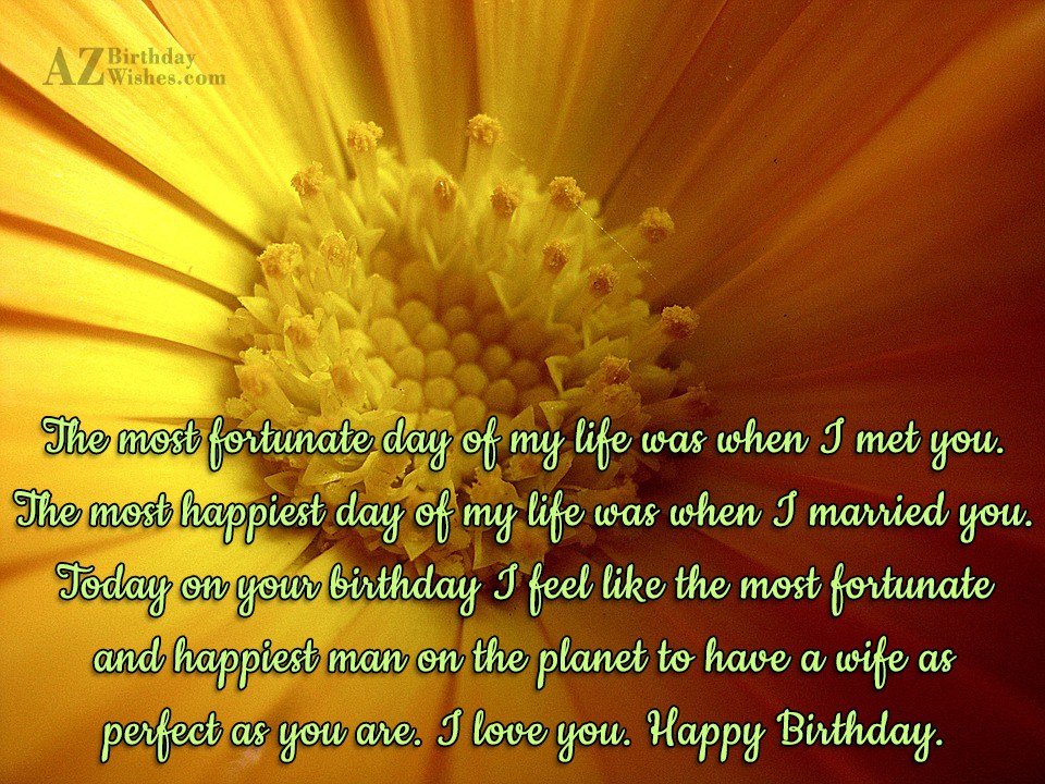 Birthday Wishes For Wife - Birthday Images, Pictures - AZBirthdayWishes.com