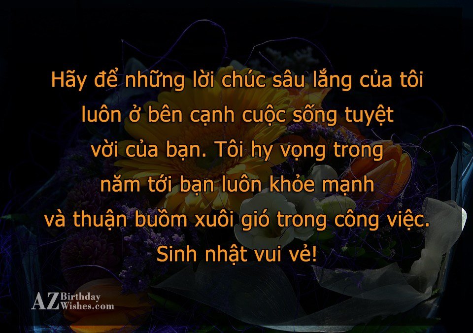 Birthday Wishes In Vietnamese Birthday Images, Pictures