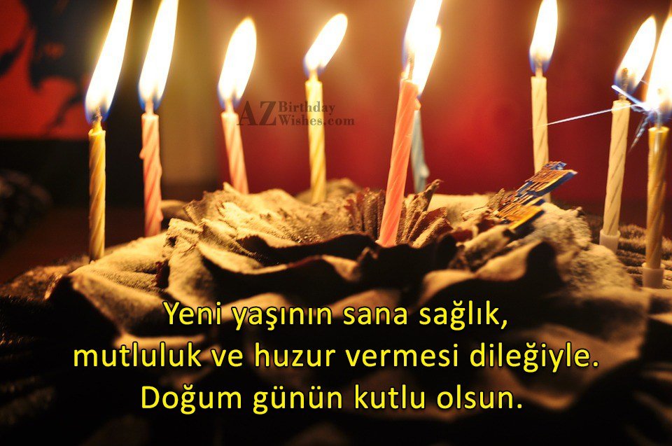 Birthday Wishes In Turkish - Birthday Images, Pictures
