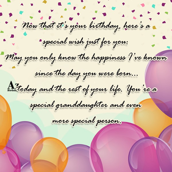Birthday Wishes For Granddaughter - Page 5