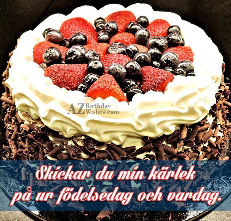 Birthday Wishes In Swedish Birthday Images, Pictures Page 2