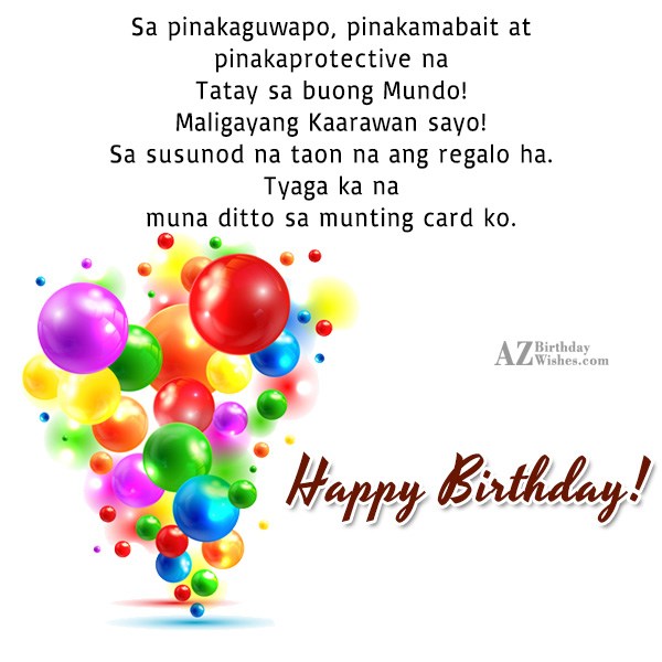 Birthday Wishes In Tagalog - Page 5
