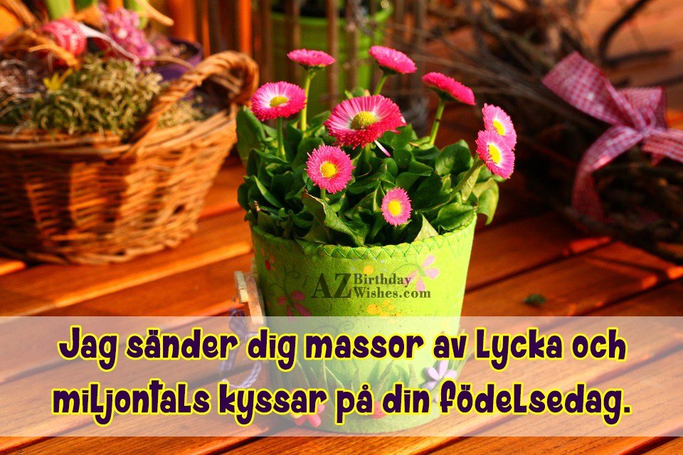 Birthday Wishes In Swedish Birthday Images, Pictures