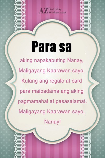 Birthday Wishes In Tagalog - Page 5
