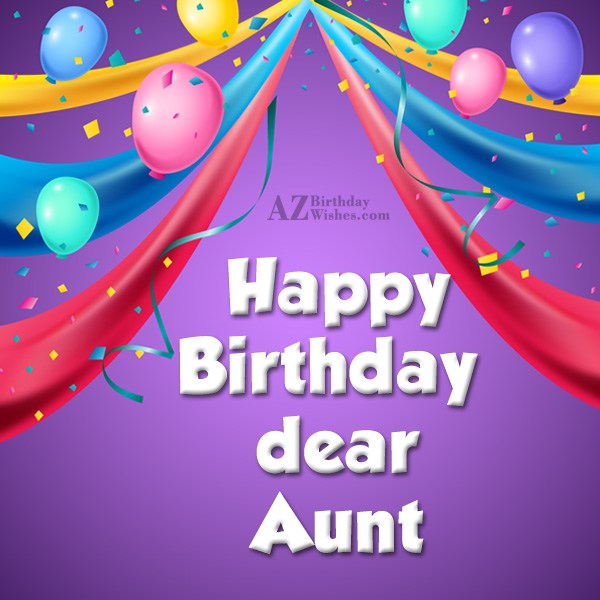 All your dreams come true happy birthday my dear aunt.