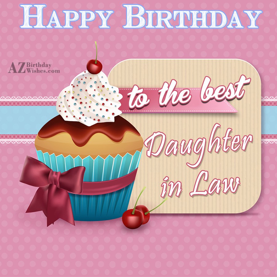 Birthday Wishes For Daughter-in-law
