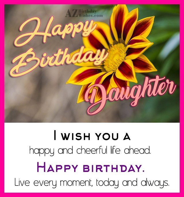 Birthday Wishes For Daughter - Birthday Images, Pictures ...