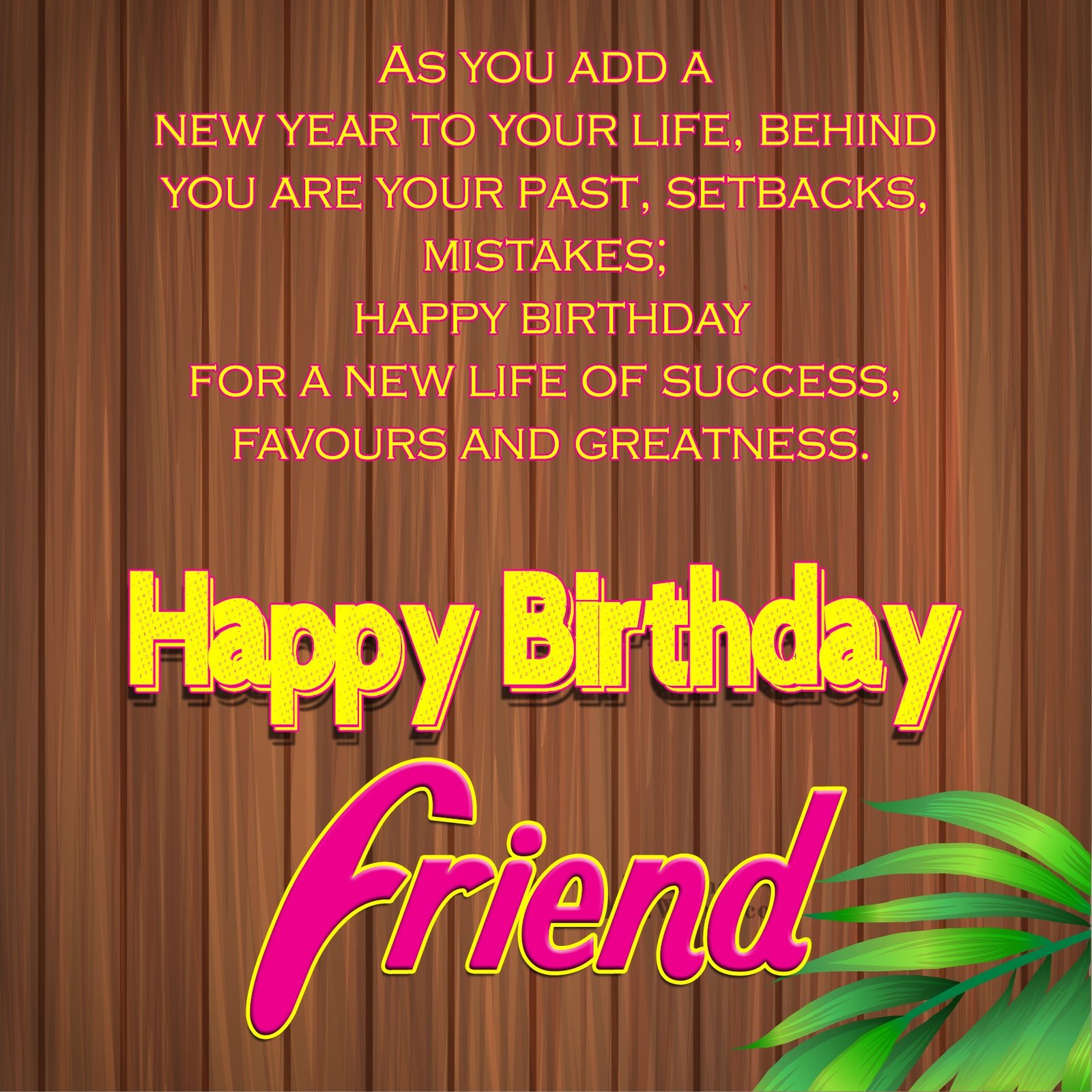 Happy Birthday Wishes For Friend