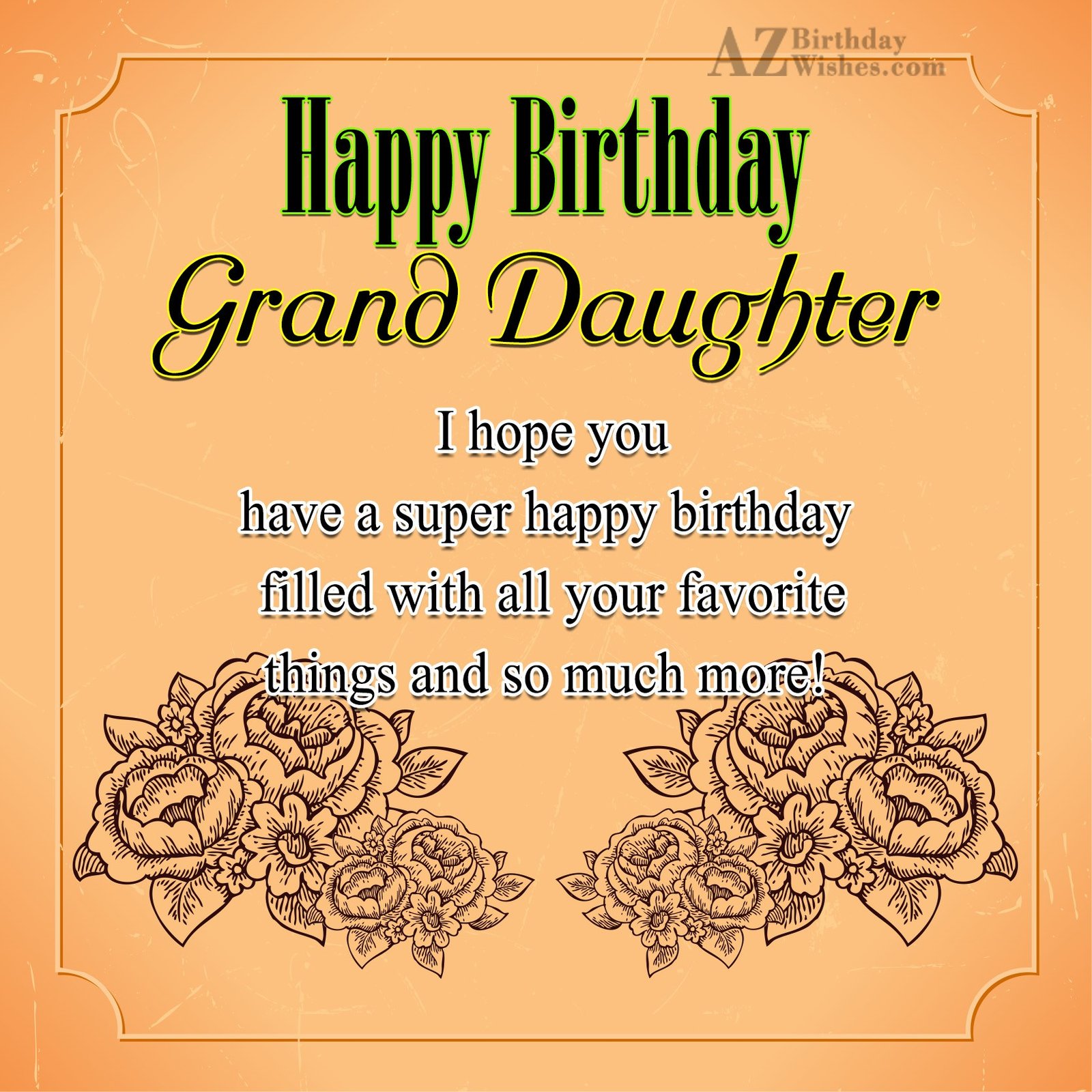 Granddaughter Happy Birthday Pictures, Photos, and Images for Facebook