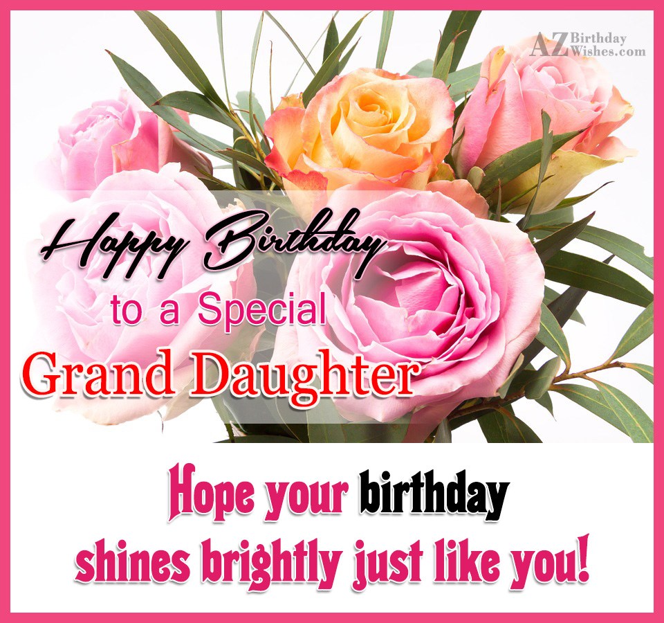 Birthday Wishes For Granddaughter - Birthday Images, Pictures ...