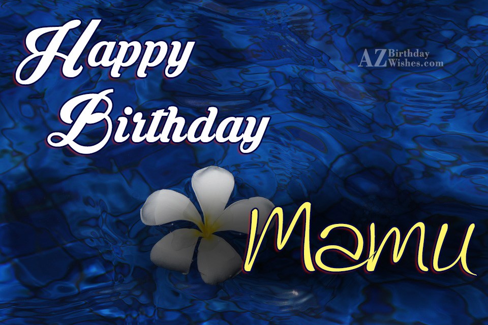Birthday Wishes For Mamu Mama Ji