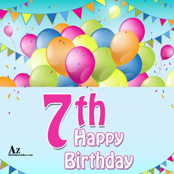 7 birthday wishes
