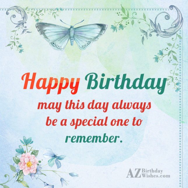 Birthday Wishes With Butterfly - Birthday Images, Pictures ...