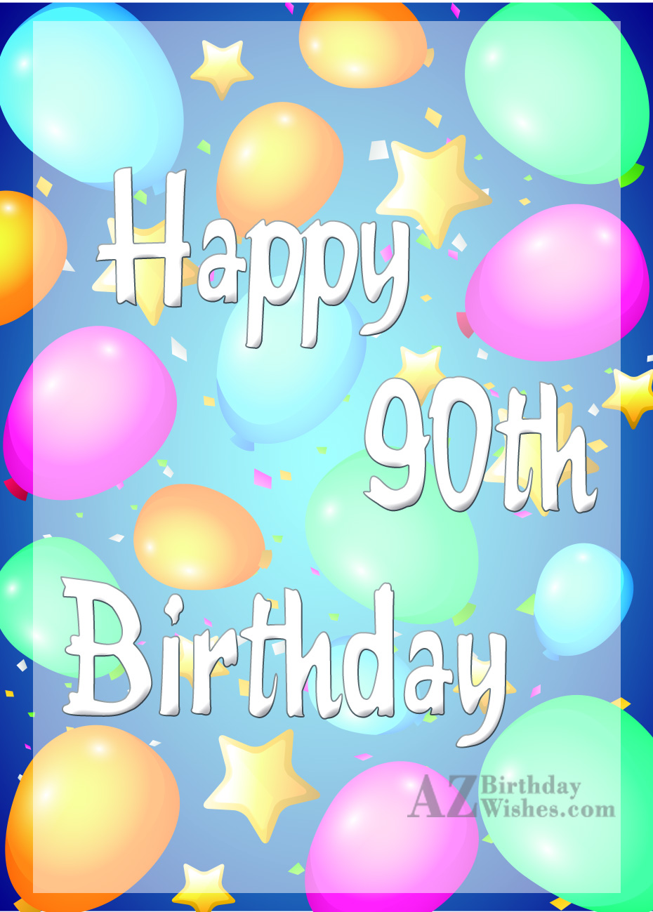 90th Birthday Card Message