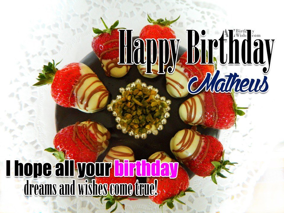 Happy Birthday Matheus