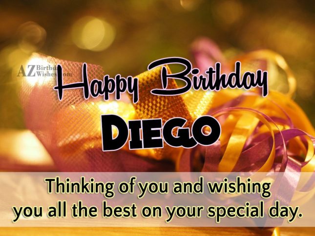 Happy Birthday Diego - AZBirthdayWishes.com