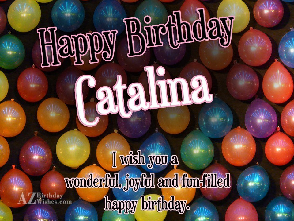 Happy Birthday Catalina