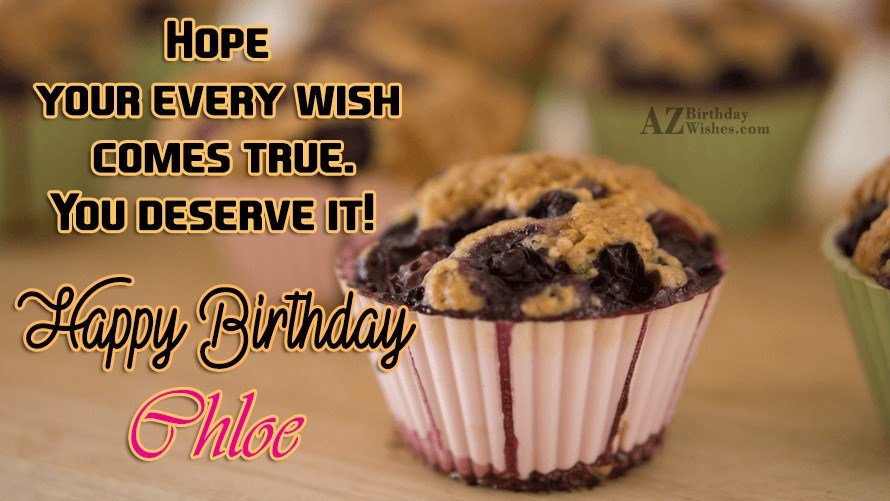 Happy Birthday Chloe