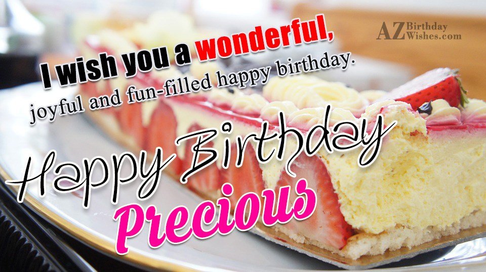 Happy Birthday Precious