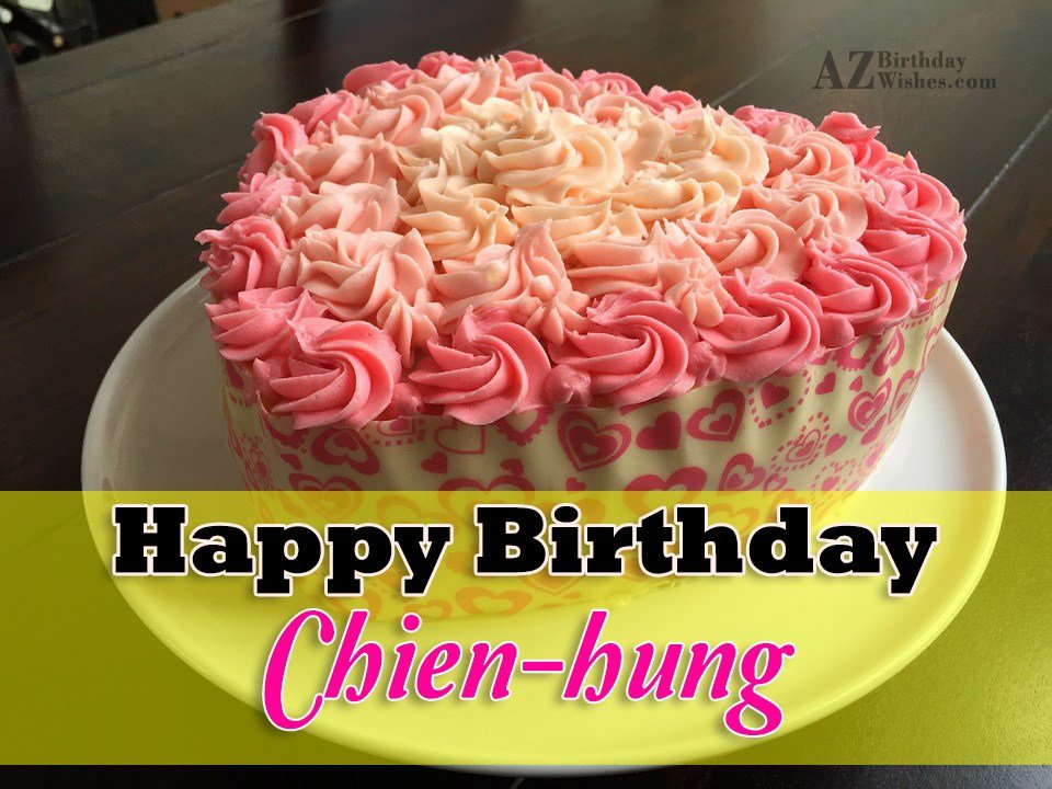 Happy Birthday Chien-Hung