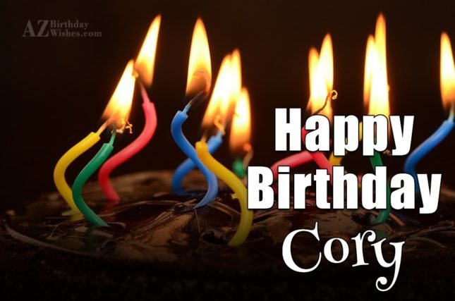 Happy Birthday Cory