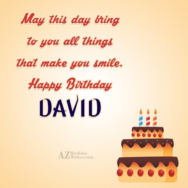 Happy birthday david azbirthdaywishes