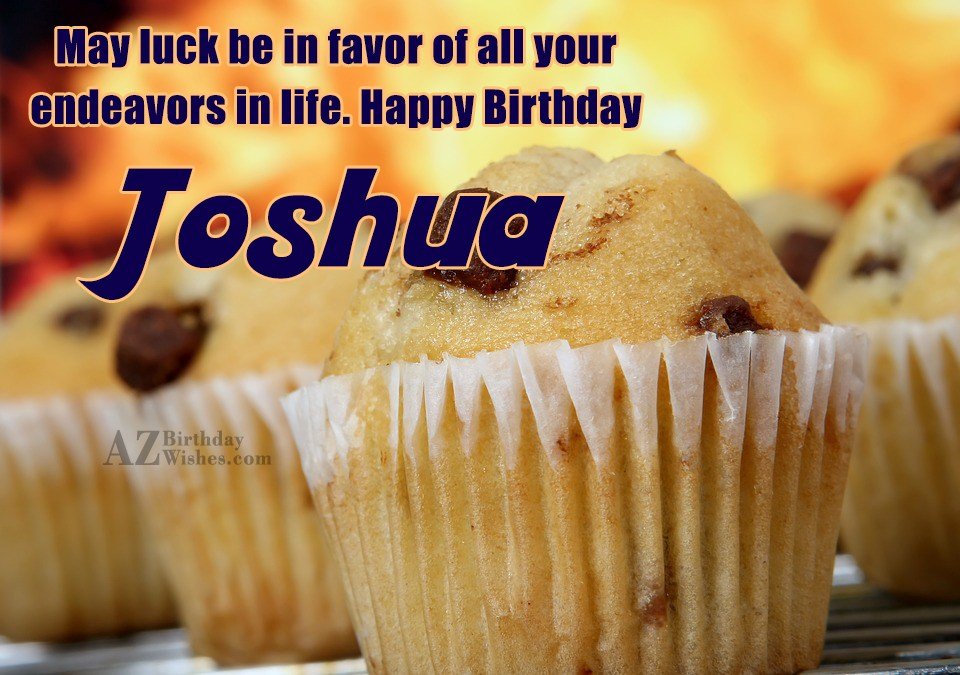 Happy Birthday Joshua