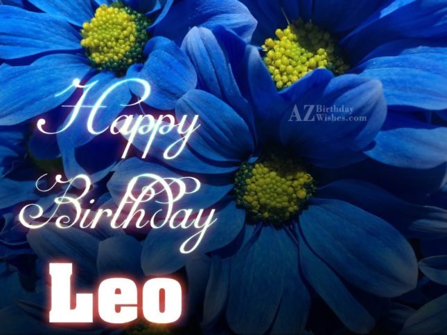 Happy Birthday Leo