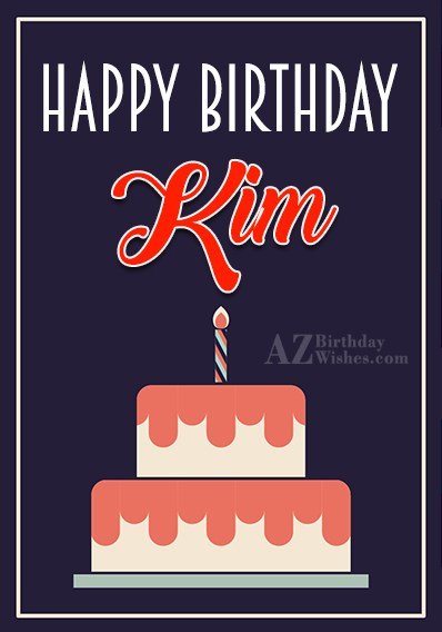 Kim birthday