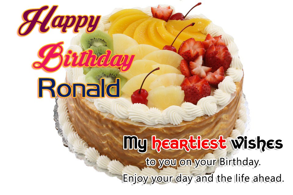 Happy Birthday Ronald.