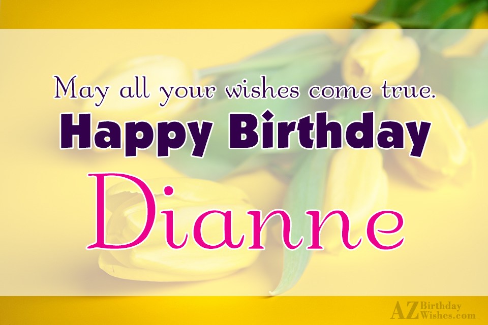 Happy Birthday Diane Images - Food Ideas.