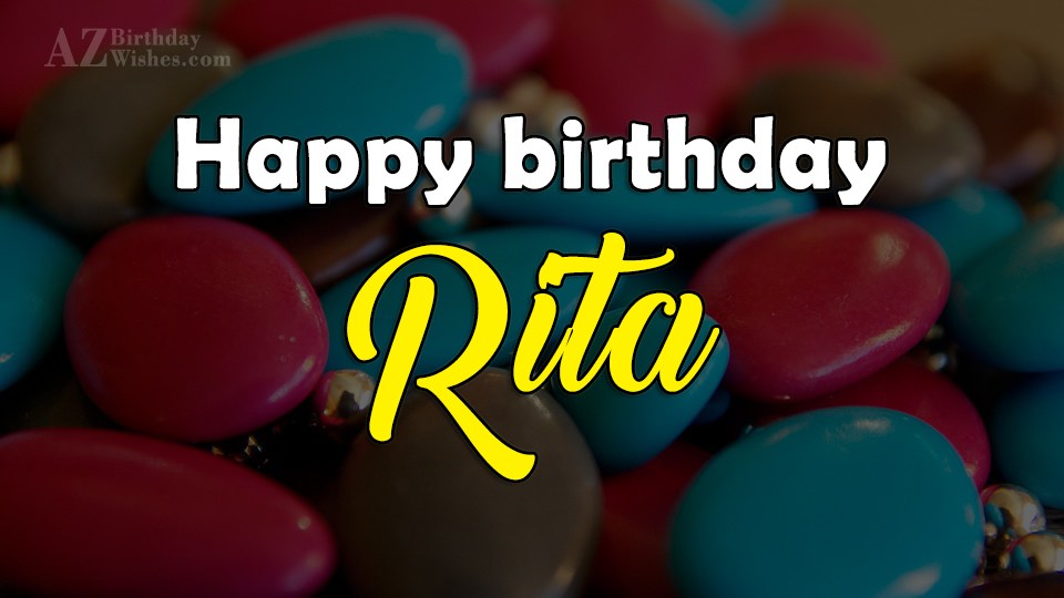 Happy birthday rita