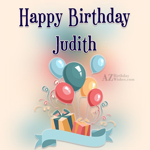 Happy Birthday Judit!