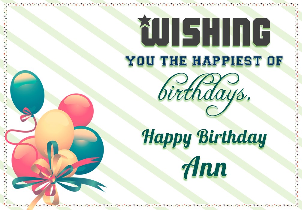Birthday Ann - AZBirthdayWishes.com" //a. HTML Code. url=https://www.a...