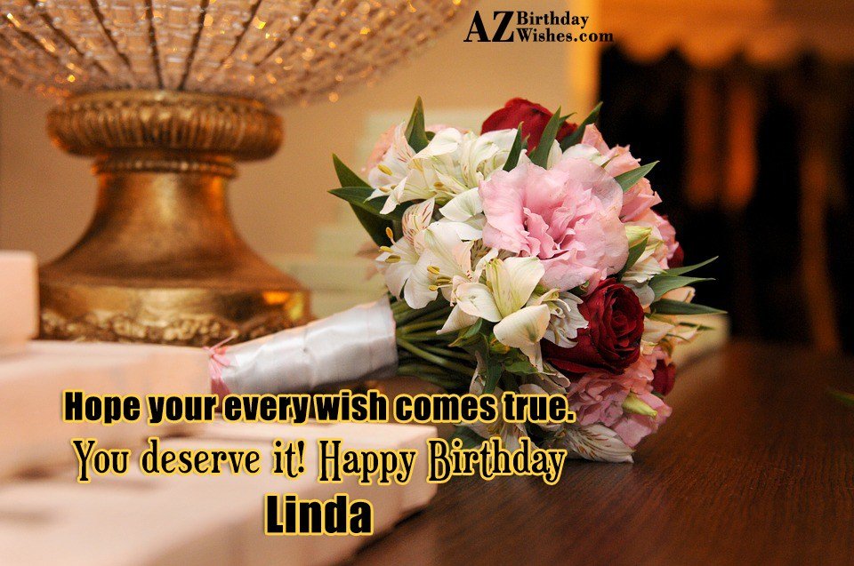 Happy Birthday Linda Animated