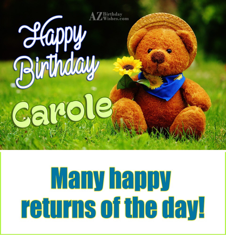 Birthday Happy Azbirthdaywishes Carole Cathy Kathleen Myra Lin Jasbir Birth...