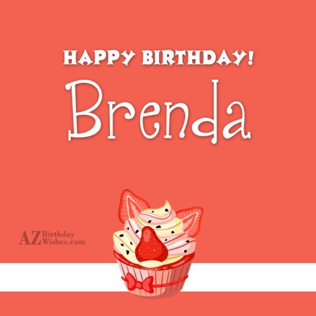 Happy Birthday Brenda - AZBirthdayWishes.com