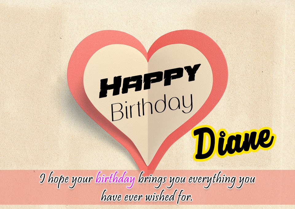Happy Birthday Diane.