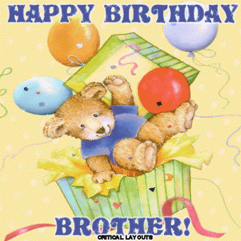 Happy birthday brother glitter… 